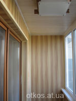 обшивка балконов пластиком в Днепропетровске т.789-45-22